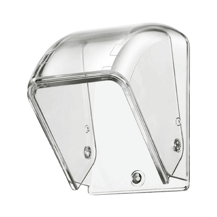 Wireless doorbell waterproof cover - transparent outdoor weatherproof cover - outdoor doorbell protective cover - suitable for wireless doorbell - doorbell with camera - 9x7x7 cm