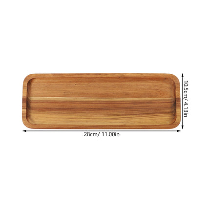SWETRACE Food Serving Trays Wood Light Brown 1Pack