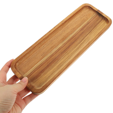SWETRACE Food Serving Trays Wood Light Brown 1Pack