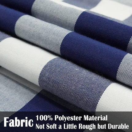 Light Blue Farmhouse Buffalo Plaid Pillow Covers 18x18 Set of 2 Patio Outdoor Decor Neutral Checkered Pillow Covers 18 x 18, Blue and White Gingham Plaid Check 18"x18", Set of 2 Orange