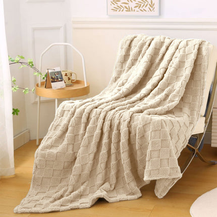 Kdkad Super Soft Throw Blanket, Cooling Blankets, Cotton Bed Blanket, Cotton Thermal Throw Blanket, Lightweight Throw Breathable Premium Soft Comfortable Machine Washable Blanket for All Season 39.3×59 in Yellow