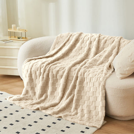 Kdkad Super Soft Throw Blanket, Cooling Blankets, Cotton Bed Blanket, Cotton Thermal Throw Blanket, Lightweight Throw Breathable Premium Soft Comfortable Machine Washable Blanket for All Season 39.3×59 in Yellow