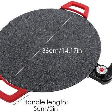 Smokeless Indoor Electric Grill & Nonstick Griddle – Compact, Fast-Heating Tabletop Grill for Steaks, Burgers, Pancakes, BBQ, and Everyday Indoor Cooking