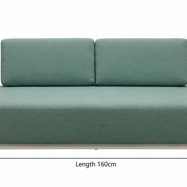 Nordic Minimalist Outdoor 2-Seater Fabric Sofa