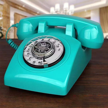 Wireless Bluetooth Desk Phone Style 2-dark red