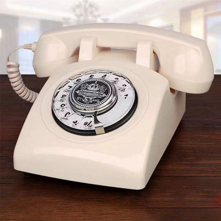 Wireless Bluetooth Desk Phone Style 2-dark red