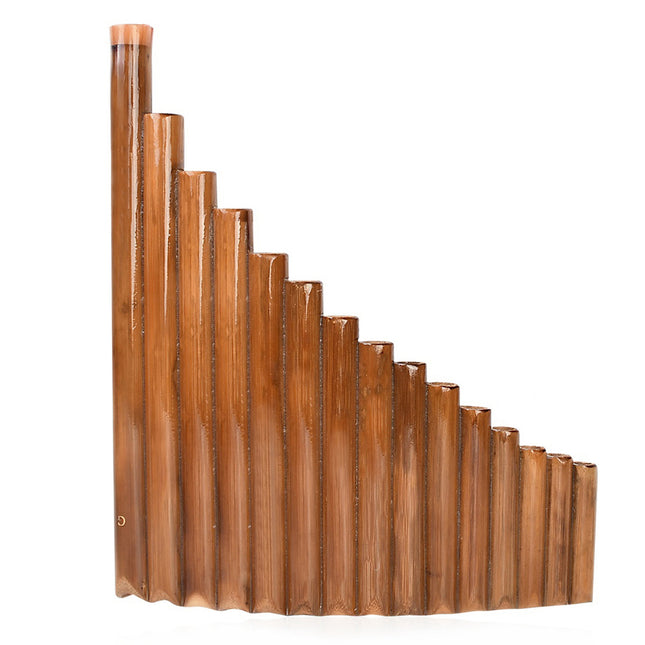 Pan Flute 15 pipes Natural bamboo Wind instrument Pan Flute G-tone Pan Flute Handmade Woodwind instrument