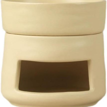 Yellow Ceramic Aroma Burner Shareable Candle Holder Aromatherapy Diffuser Home Decor