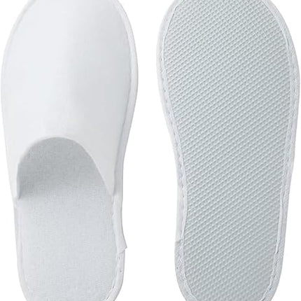 8 Pairs Spa Slippers for Men and Women, Comfortable Non-Slip Disposable Hotel Slippers, Breathable Soft Cotton House Guest Slippers for Travel Guests Hotel Home Salon