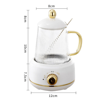 Portable Electric Kettle Stew Cup 450ML Health Cup Mini Slow Cooker Kettle Office Flower Teapot Split Tea Boiler AU Plug 220V