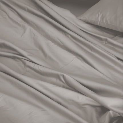 Royal Comfort 1000TC Hotel Grade Bamboo Cotton Sheets Pillowcases Set Ultrasoft - Queen - Dove