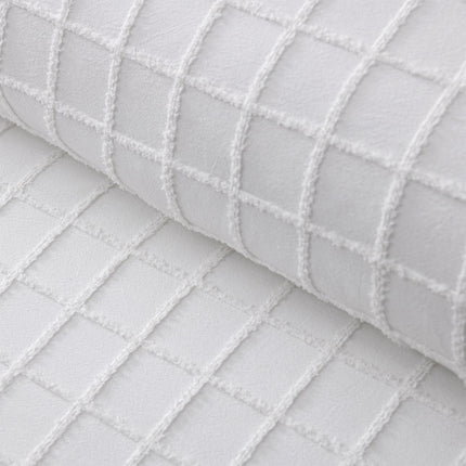 Vintage Design Homewares Parquet White Polyester Cotton Quilt Cover Set Queen