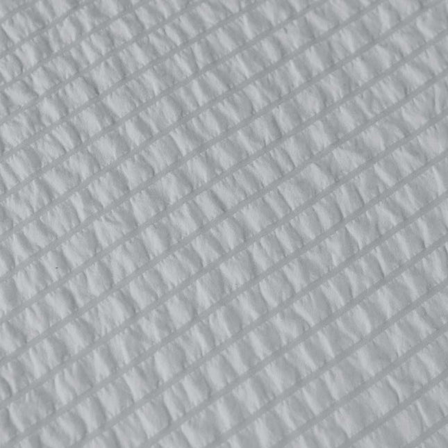 Ardor Ingrid Silver Seersucker Stripe Quilt Cover Set Queen