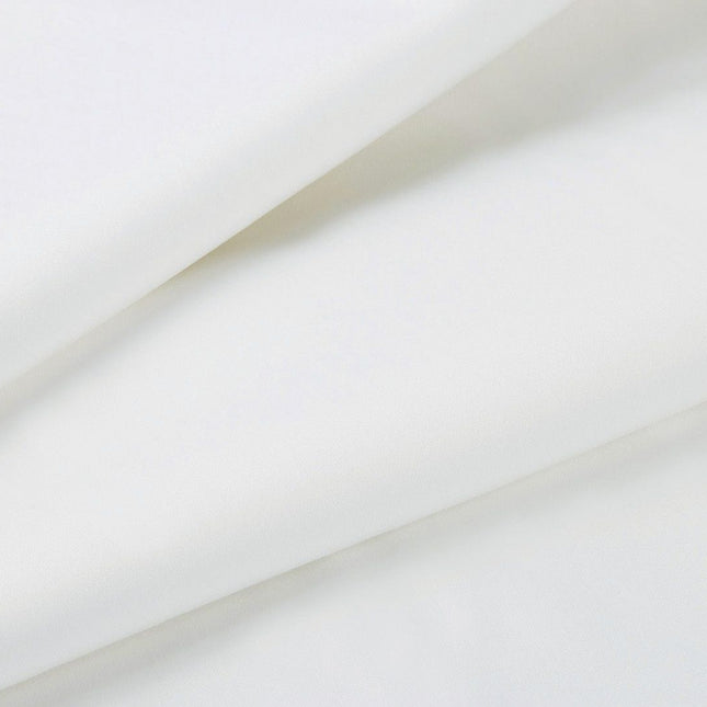 1000TC Ultra Soft Fitted Sheet & Pillowcase Set - Single Size Bed - White