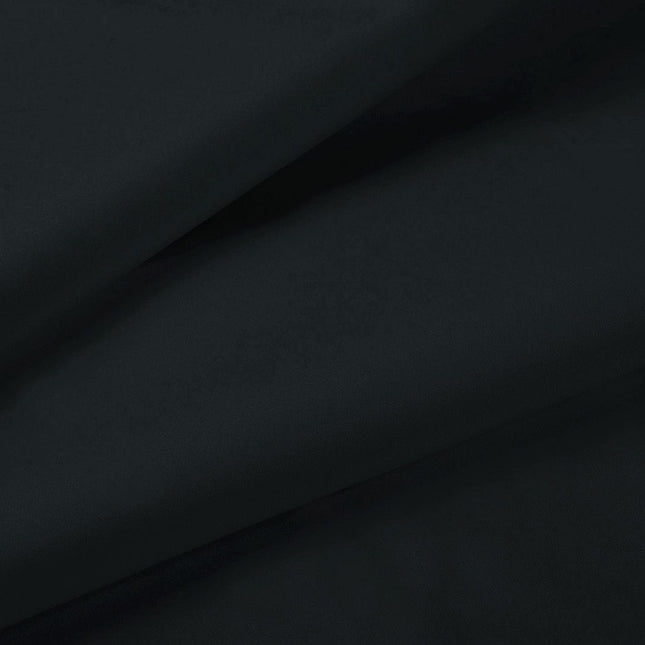 1000TC Ultra Soft Single Size Bed Black Flat & Fitted Sheet Set