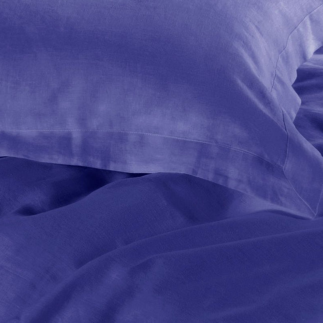 1000TC Tailored Queen Size Royal Blue Duvet Quilt Cover Set