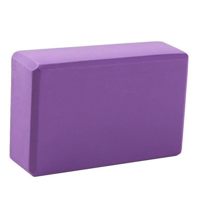2PCS Yoga Blocks Foam Brick Fitness Exercise Stretch Gym Pilates Tool - Blue
