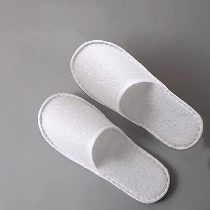 20 Pairs Disposable Hotel Slippers Star Design Homestay Towel Thickened NonSlip
