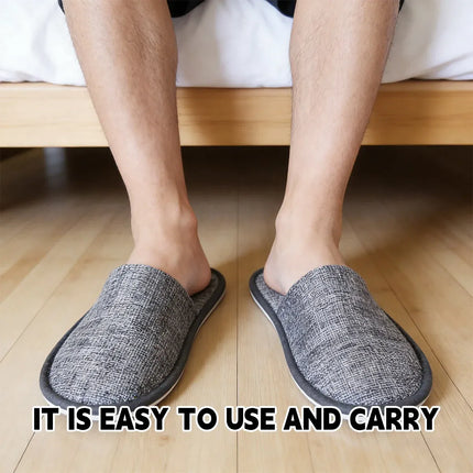 20 Pairs Disposable Portable Slippers Comfortable Anti-Slip Hotel Travel Backup