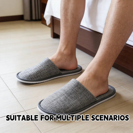 20 Pairs Disposable Portable Slippers Comfortable Anti-Slip Hotel Travel Backup