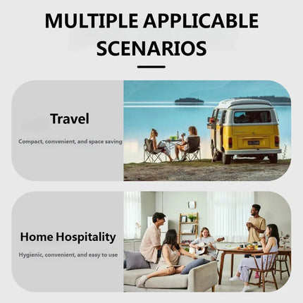 20 Pairs Disposable Portable Slippers Comfortable Anti-Slip Hotel Travel Backup