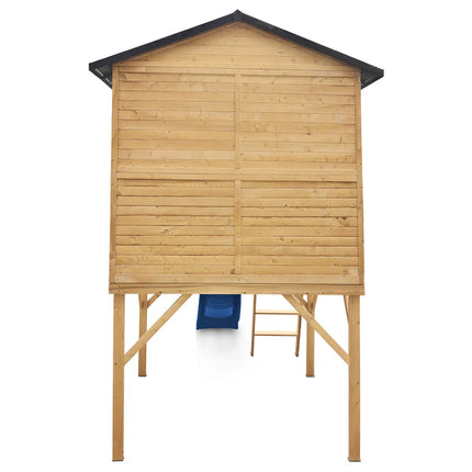 Lifespan Kids Burleigh Cubby House with 2.2m Slide (Blue)