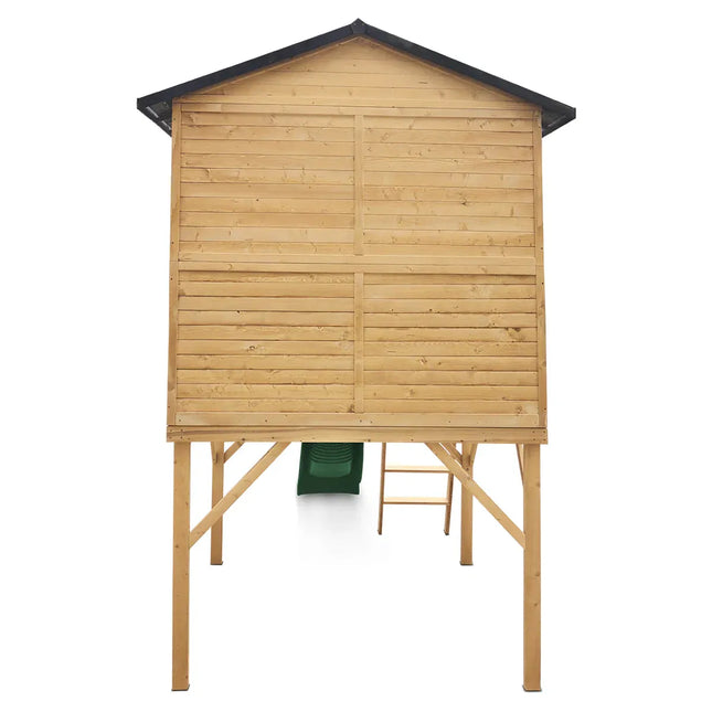 Lifespan Kids Burleigh Cubby House with 2.2m Slide (Green)