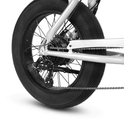 Progear E-Raptor 20" Electric Street Bike - Cool Grey + Throttle