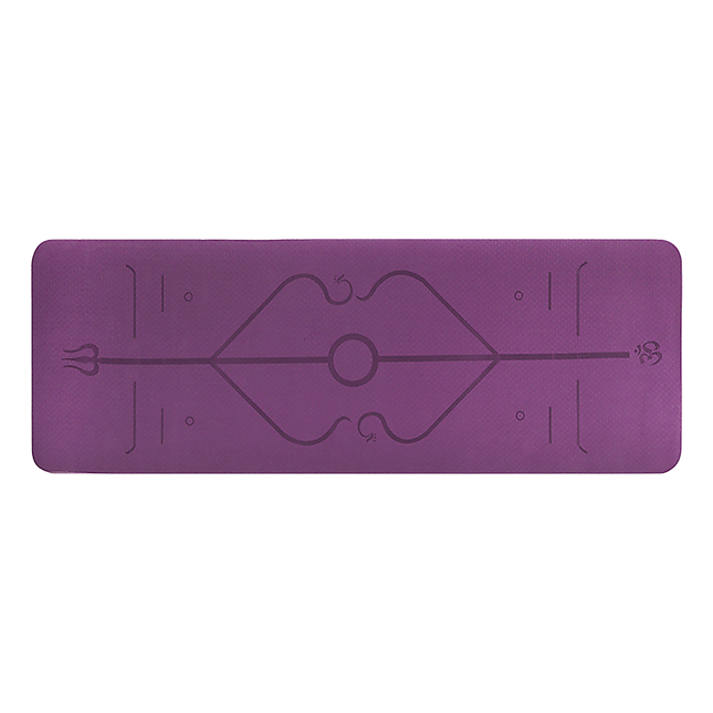 8mm TPE Yoga Mat Exercise Fitness Gym Pilates Non Slip Dual Layer