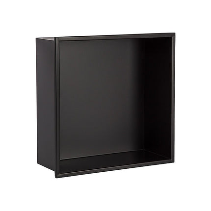 Stainless Steel Shower Niche 32x32cm Double Shelf Insert Wall Recessed