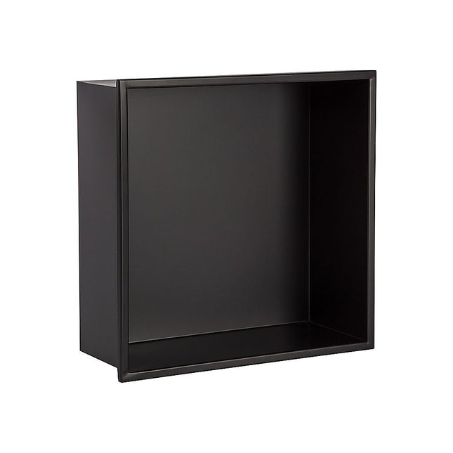 Stainless Steel Shower Niche 32x32cm Double Shelf Insert Wall Recessed