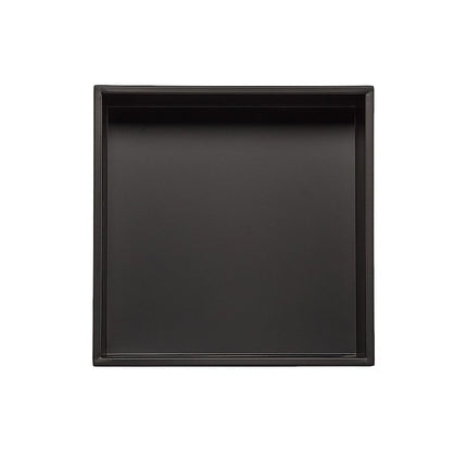 Stainless Steel Shower Niche 32x32cm Double Shelf Insert Wall Recessed