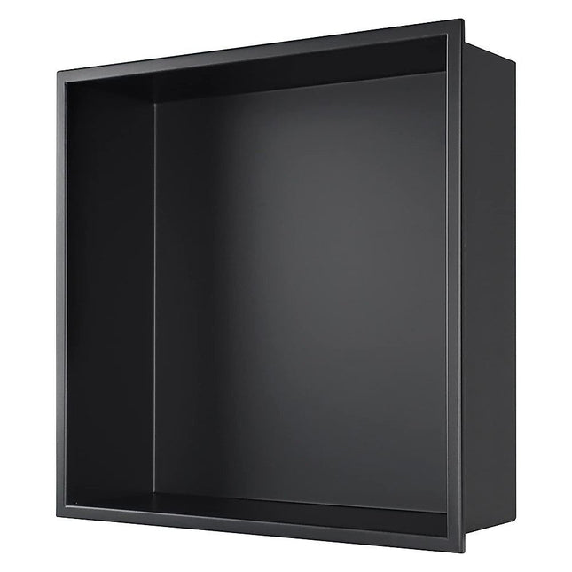 Stainless Steel Shower Niche 32x32cm Double Shelf Insert Wall Recessed