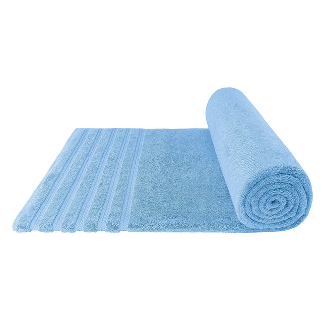 Black Luxury 6-Piece Combed Cotton Towel Bale Set - Ultra Soft & Absorbent Bath, Hand, Face Towels