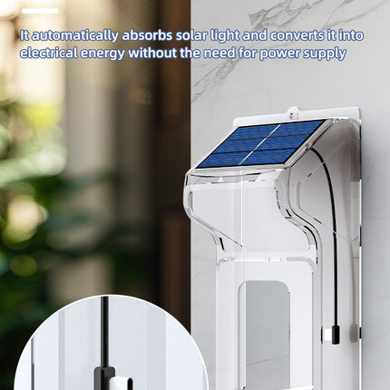 Transparent Rain Cover + Doorbell Combination HD Wireless Video Doorbell with Long-Lasting Battery