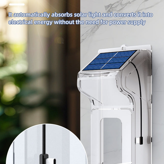 Transparent Rain Cover + Doorbell Combination HD Wireless Video Doorbell with Long-Lasting Battery