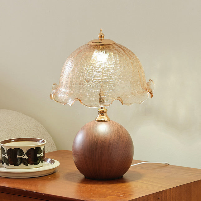Three-colour Changing Light French-Inspired Bedside Lamp - Modern Minimalist Warm Light