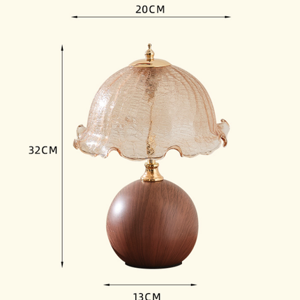 Three-colour Changing Light French-Inspired Bedside Lamp - Modern Minimalist Warm Light