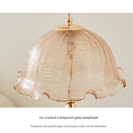Three-colour Changing Light French-Inspired Bedside Lamp - Modern Minimalist Warm Light