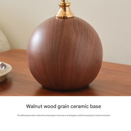 Three-colour Changing Light French-Inspired Bedside Lamp - Modern Minimalist Warm Light