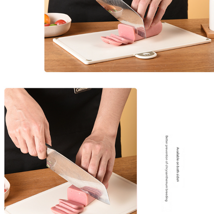 Coloerful 4-Piece Colour-Coded Index Cutting Board Set with Storage Stand - Food-Safe PP, Non-Slip, Easy Clean Kitchen Chopping Boards