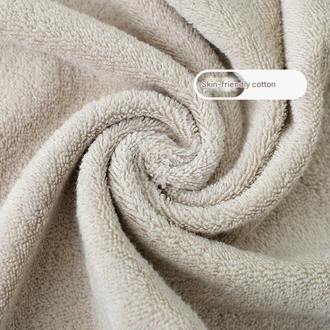 Light Grey Plush Cotton Hand Towel Set (4-Pack) - Ultra Soft, Absorbent & Quick-Drying Face Towels for Bathroom