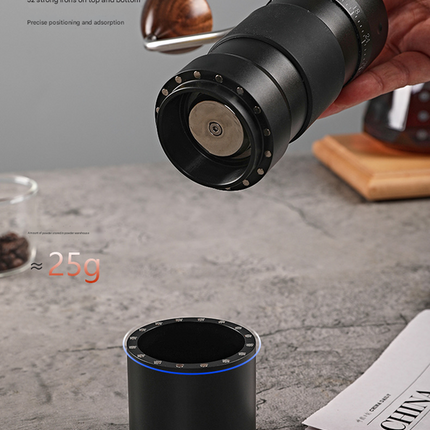 Grey Premium 7-Star Manual Coffee Grinder - Portable Bean MilÔºàR60proÔºâ