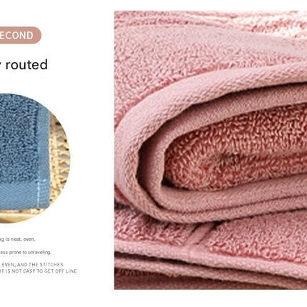 3-Piece Blue-gray Towel Set - Soft Absorbent Bath, Hand & Face Towels with Jacquard Weave, Gift Set for Home, Hotel, or Gifting - Durable, Low-Lint, Machine Washable
