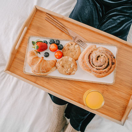 Foldable Bamboo Bed Tray / Breakfast Serving Table
