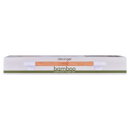 Bamboo Wall Mounted Bathroom Towel Rail