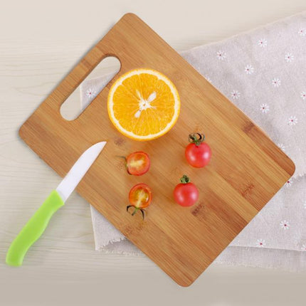 3 Pack Bamboo Cheese Cutting & Serving Chopping Board Set