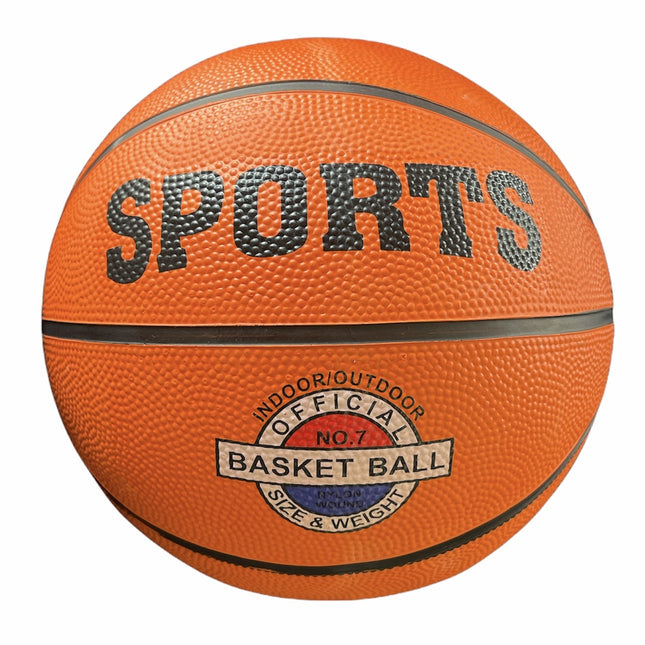 Standard Size 7 Rubber Basketball Training basketball