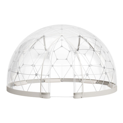 Garden Dome Tent, 3.6 x 2.2 m Outdoor Clear Bubble Tent for 4-7 Person, Weatherproof Geodesic Dome Greenhouse with Window, PVC Igloo Tents for Backyard Patios Camping Party Wedding