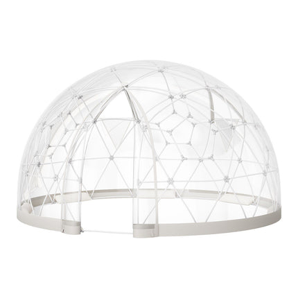 Garden Dome Tent, 3.6 x 2.2 m Outdoor Clear Bubble Tent for 4-7 Person, Weatherproof Geodesic Dome Greenhouse with Window, PVC Igloo Tents for Backyard Patios Camping Party Wedding